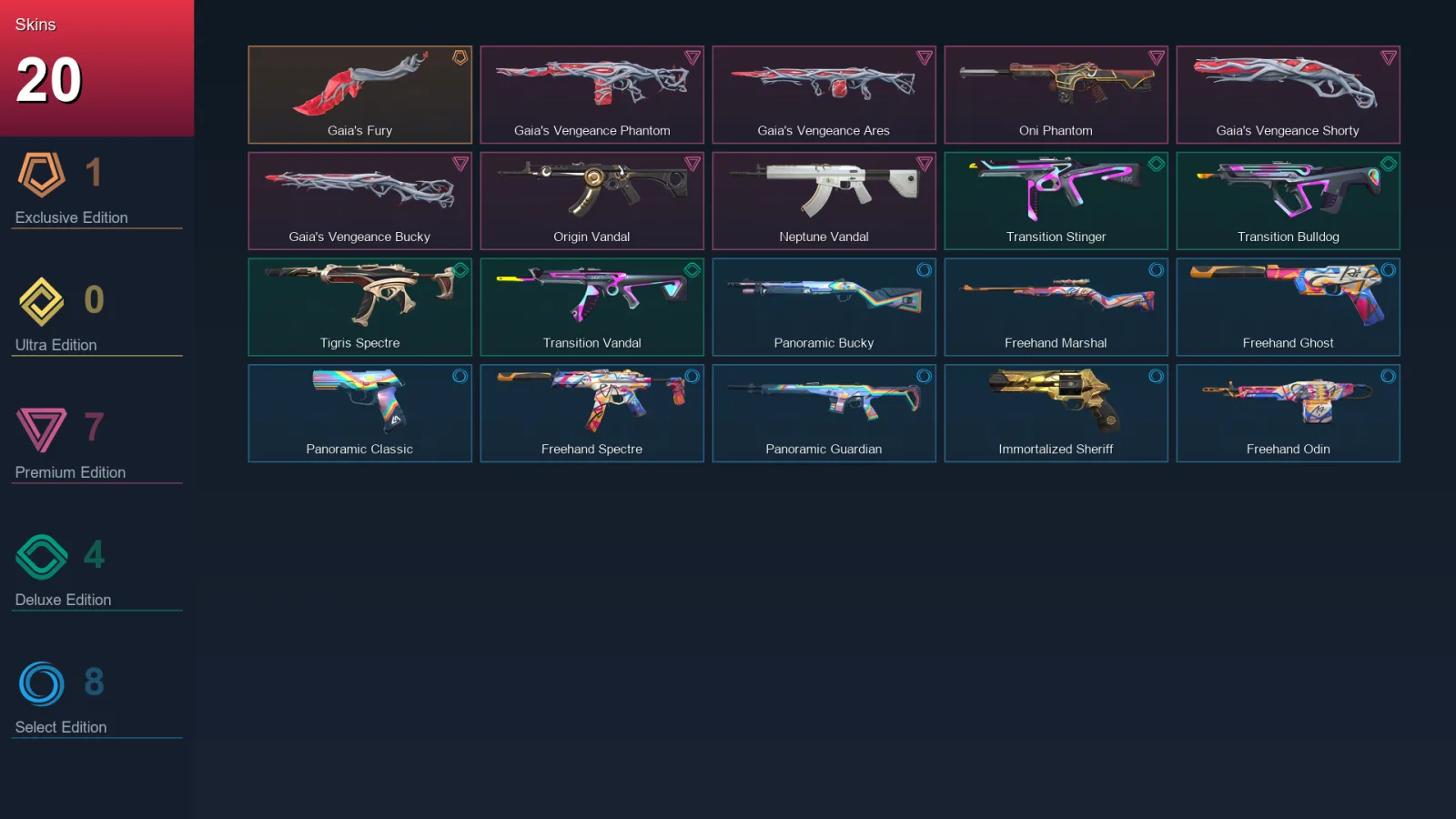 EU | Lv66 | Unranked | 20 Skin | 22 Agent | 31 Buddy
