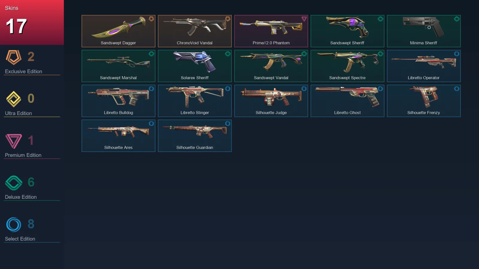 AP | Lv61 | Unranked | 17 Skin | 14 Agent | 21 Buddy — Valorant account