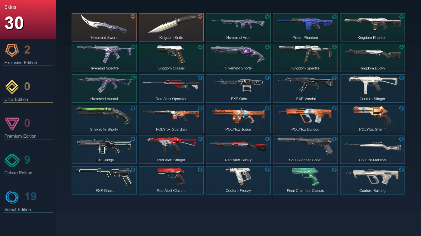 NA | Lv74 | Unranked | 30 Skin | 15 Agent | 46 Buddy — Valorant account