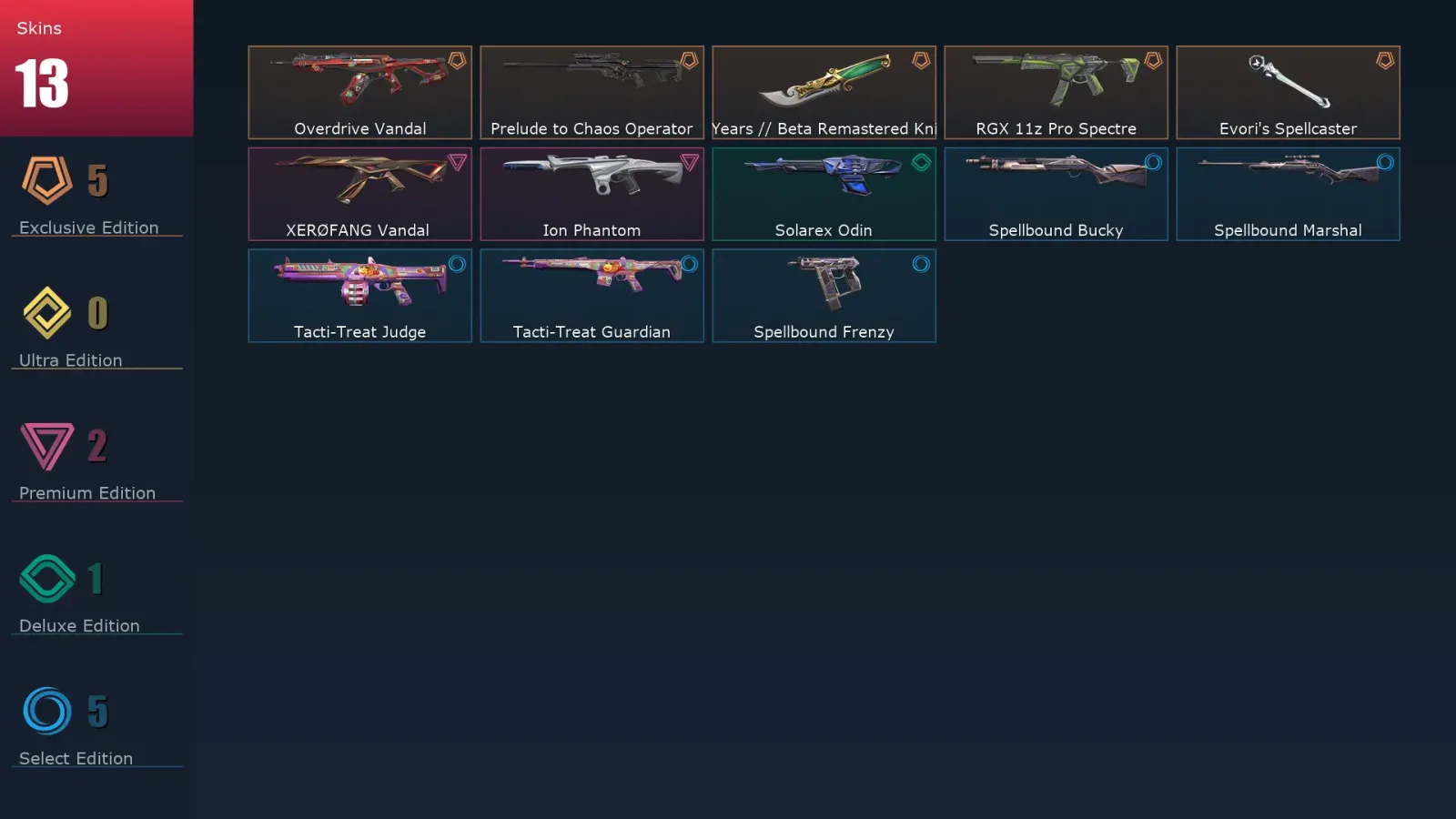 [Valorant] | EU | Level 34 | 13 Agents | 13 Skins — Valorant account