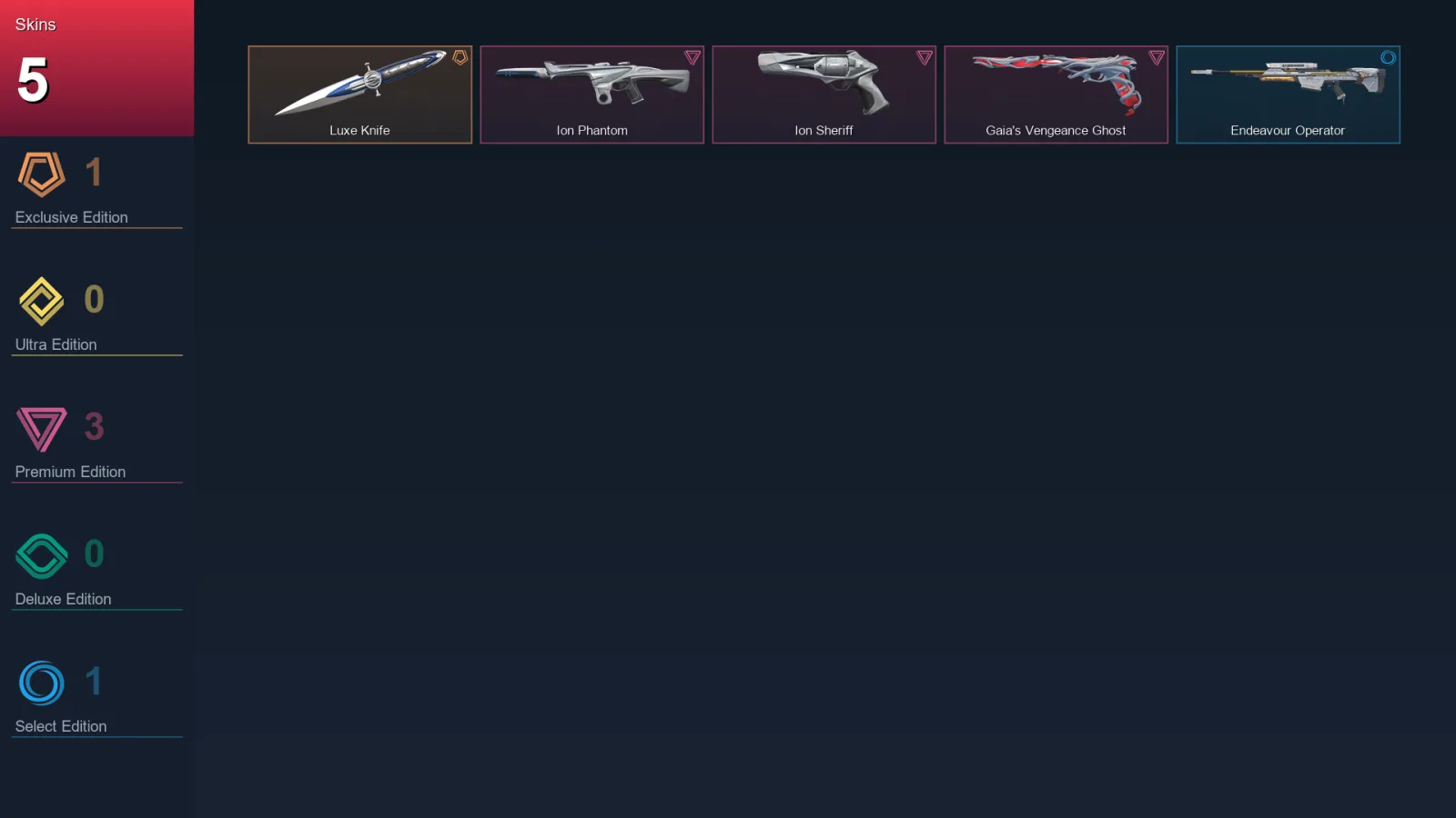 EU | Lv25 | Unranked | 5 Skin | 9 Agent | 8 Buddy