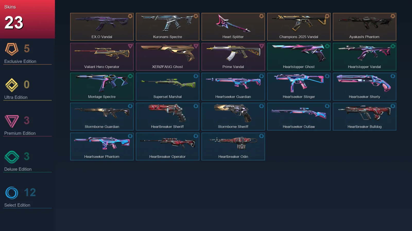 AP | Lv37 | Unranked | 23 Skin | 11 Agent | 20 Buddy — Valorant account