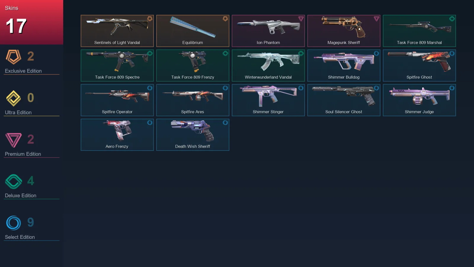 AP | Lv81 | Unranked | 17 Skin | 19 Agent | 31 Buddy