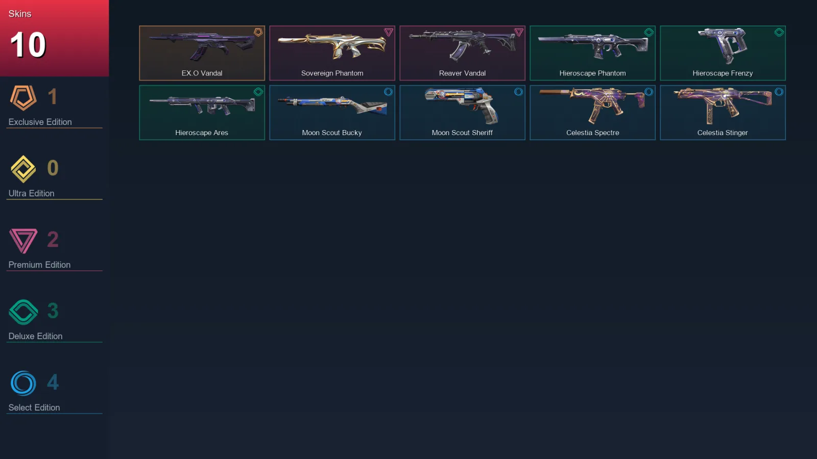 BR | Lv33 | Unranked | 10 Skin | 14 Agent | 16 Buddy