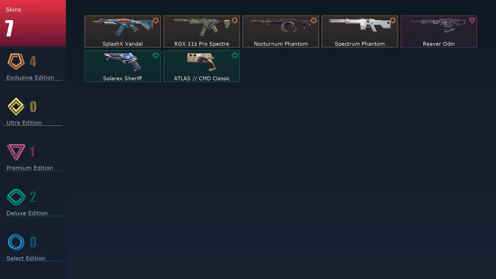 [Valorant] | EU | Level 73 | Platinum 2 | 18 Agents | 7 Skins