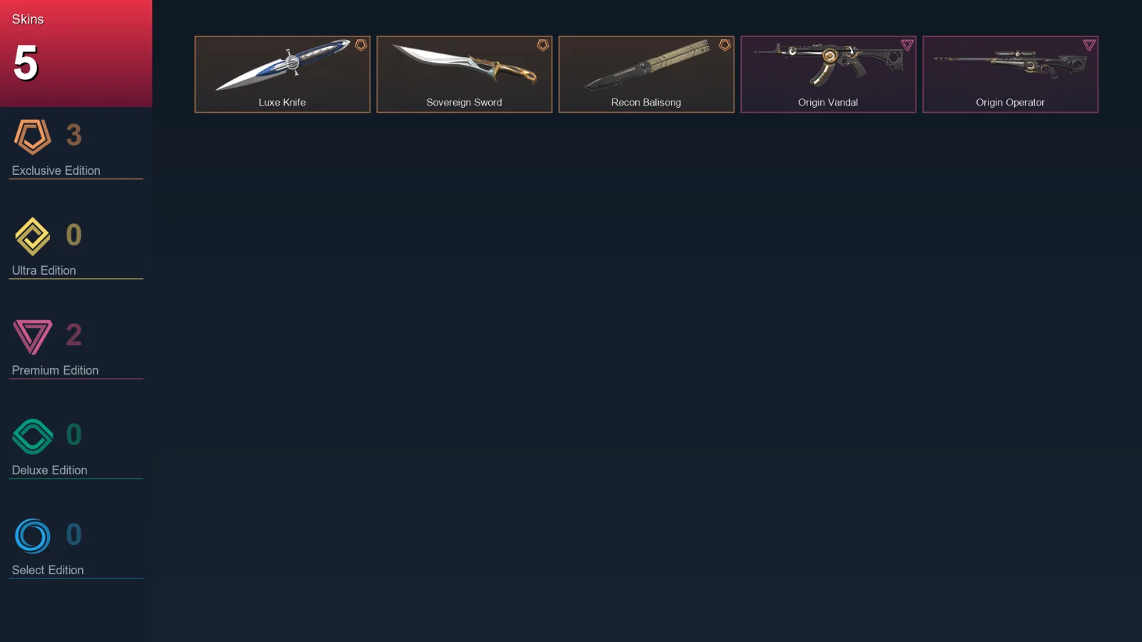 EU | Lv24 | Unranked | 5 Skin | 8 Agent | 8 Buddy