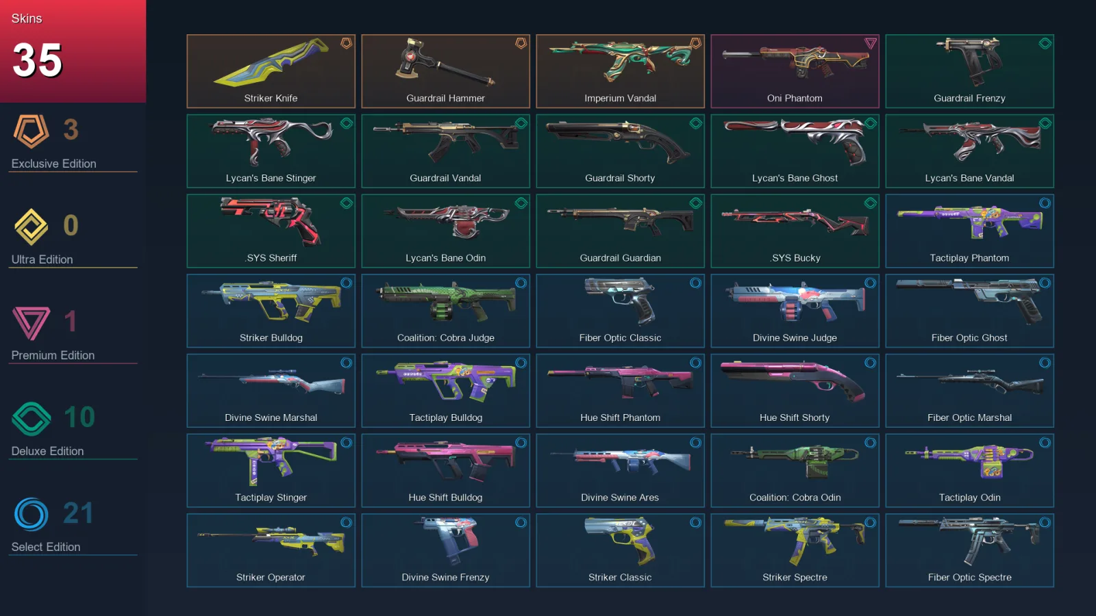 EU | Lv79 | Unranked | 35 Skin | 22 Agent | 42 Buddy — Valorant account