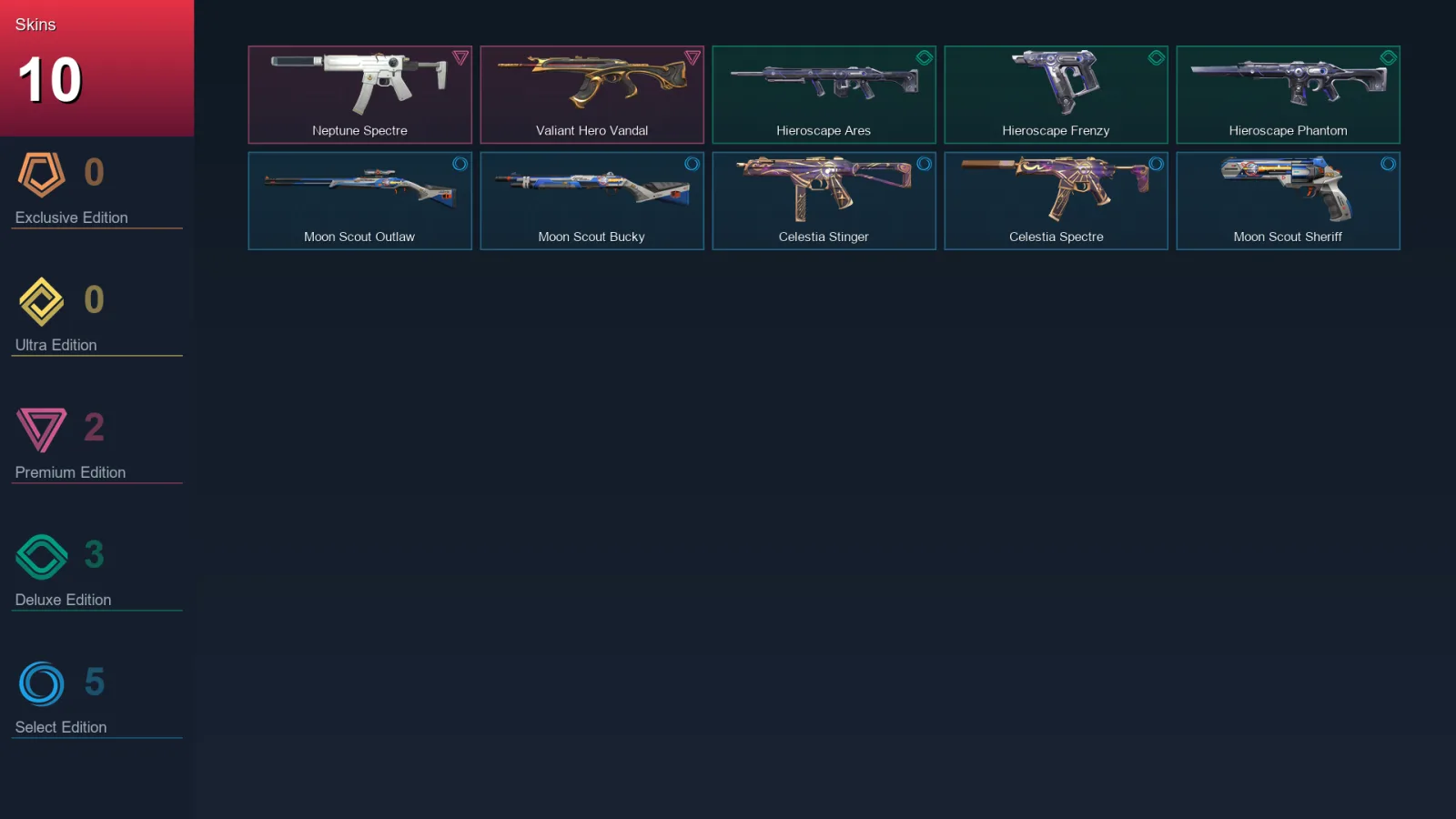 BR | Lv35 | Unranked | 10 Skin | 14 Agent | 19 Buddy