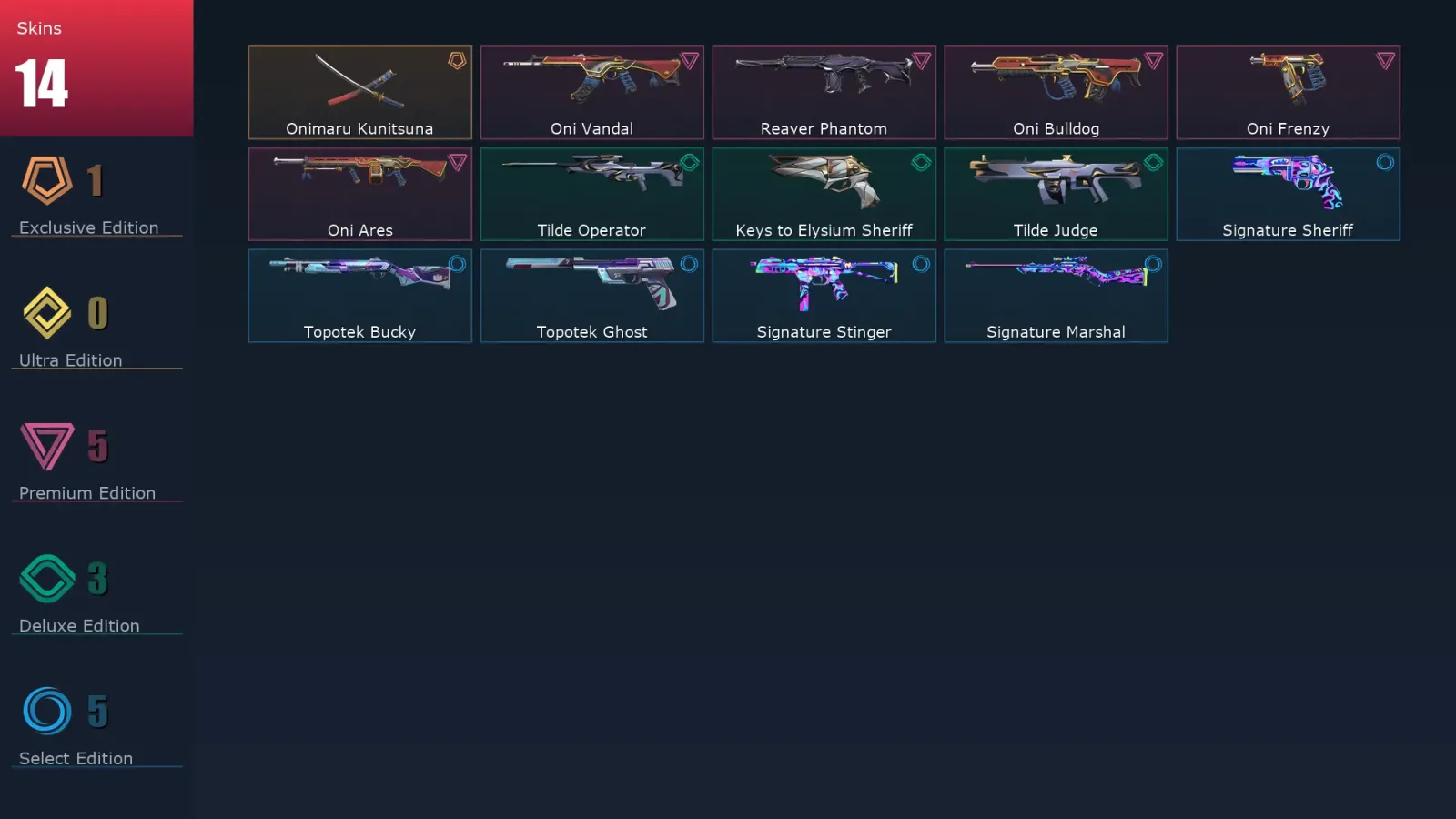 [Valorant] | EU | Level 1 | Immortal 1 | 10 Agents | 14 Skins — Valorant account