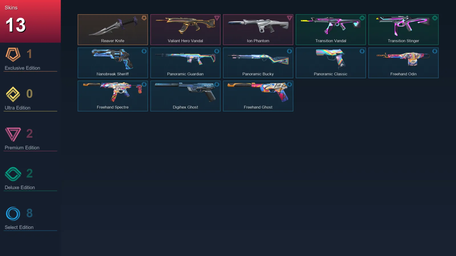 BR | Lv78 | Unranked | 13 Skin | 20 Agent | 26 Buddy