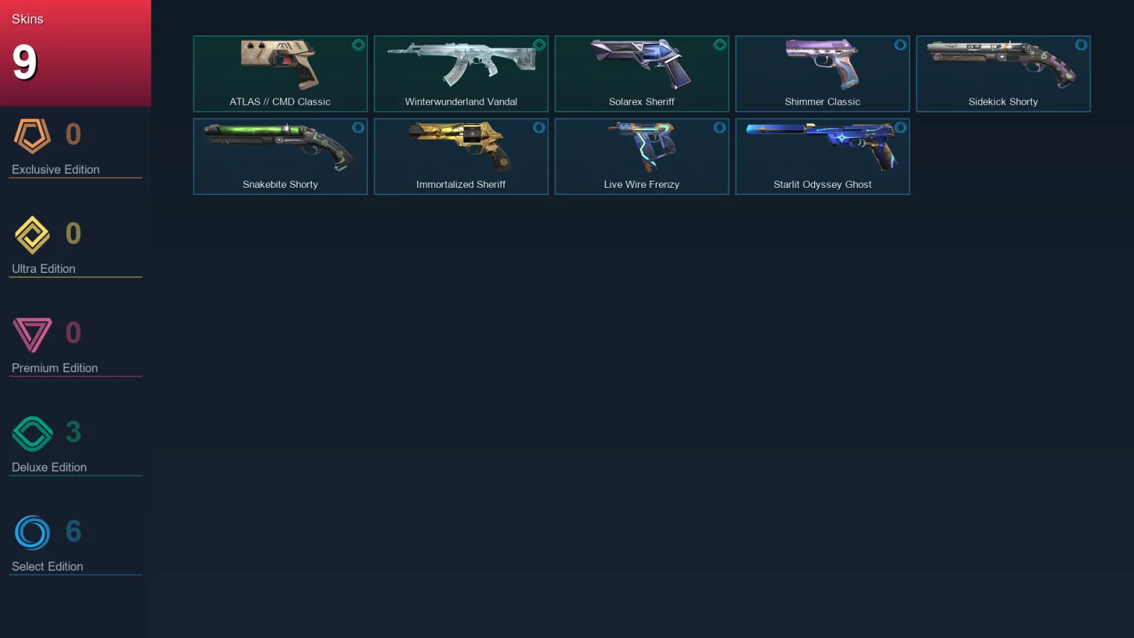 EU | Lv139 | Unranked | 9 Skin | 25 Agent | 41 Buddy — Valorant account