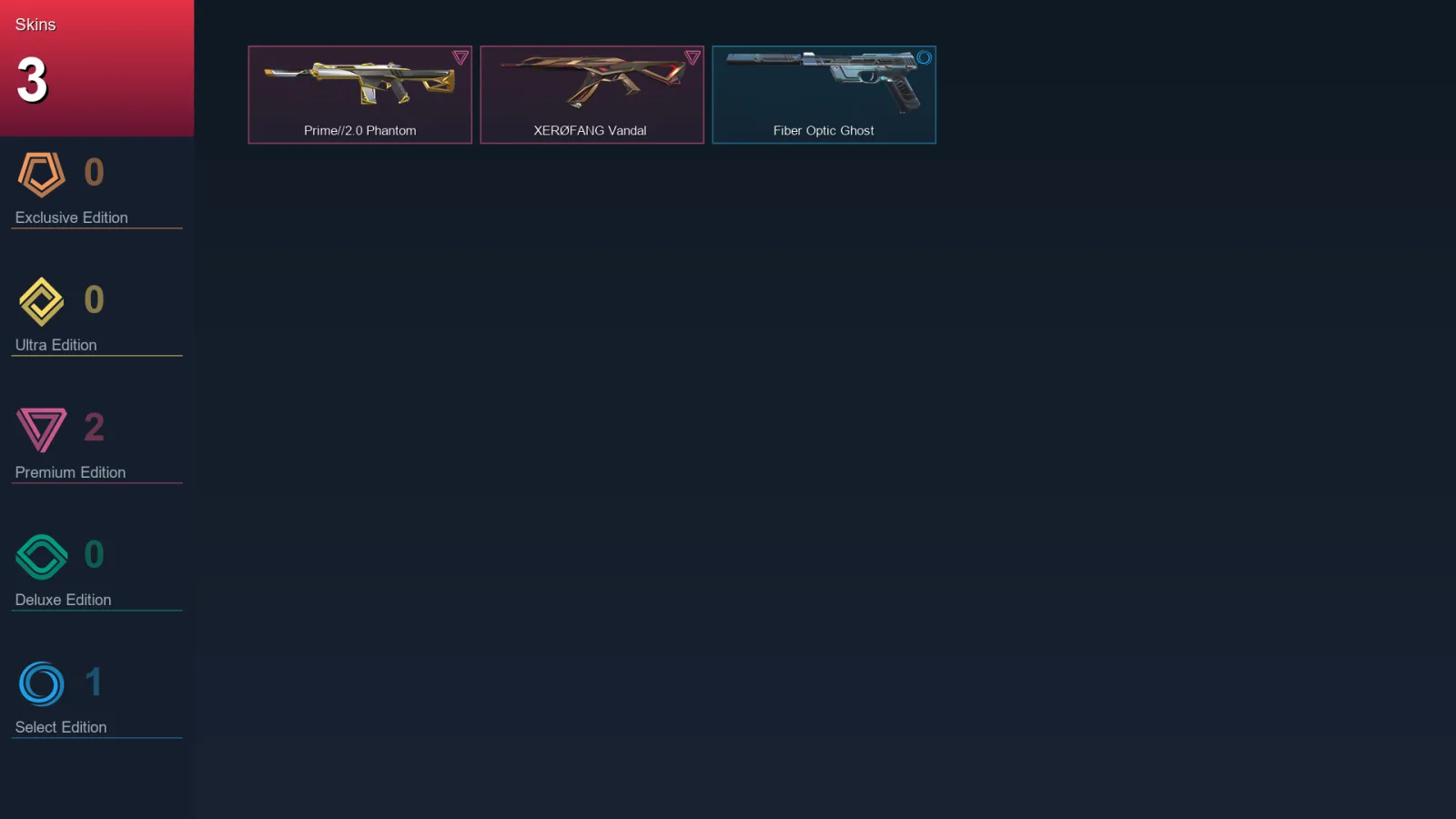 AP | Prime//2.0 Phantom | XERØFANG Vandal | Fiber Optic Ghost | 3 Skin | 27 Agent | 39 Buddy | Lv93