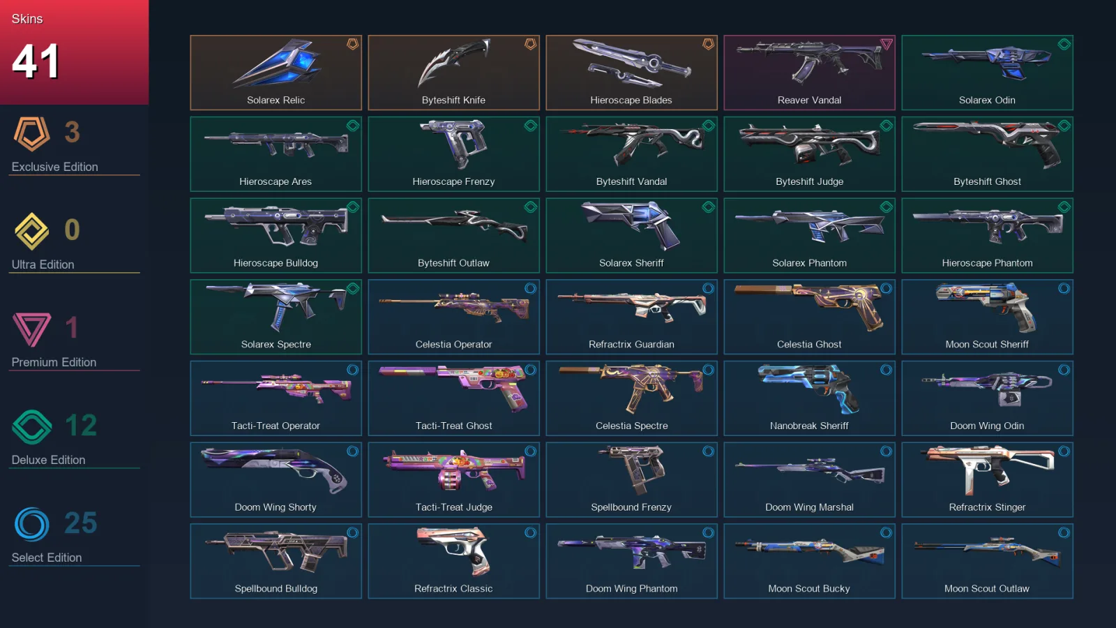 BR | Lv79 | Unranked | 41 Skin | 28 Agent | 47 Buddy