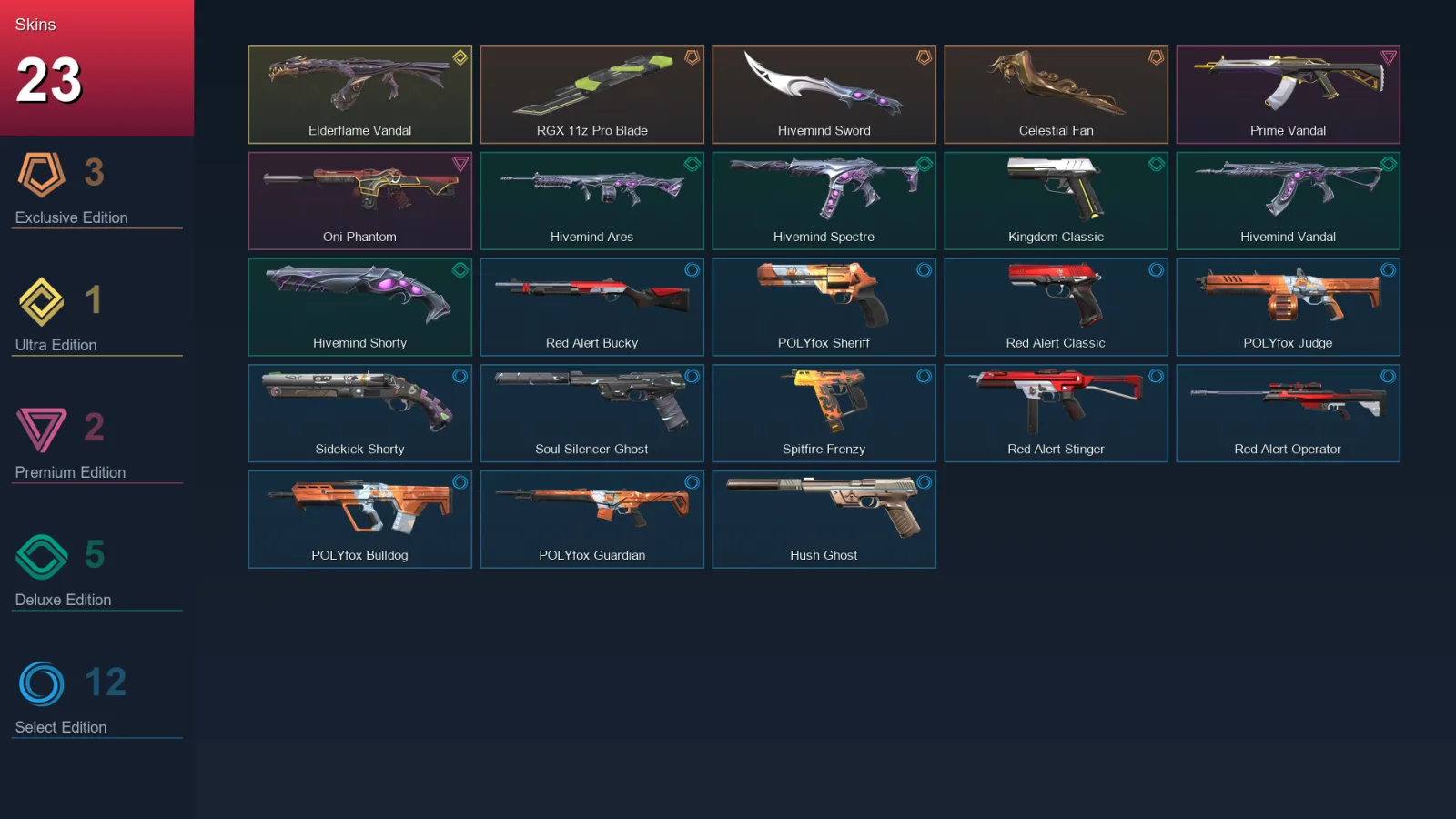 NA | Lv158 | Unranked | 23 Skin | 27 Agent | 74 Buddy — Valorant account