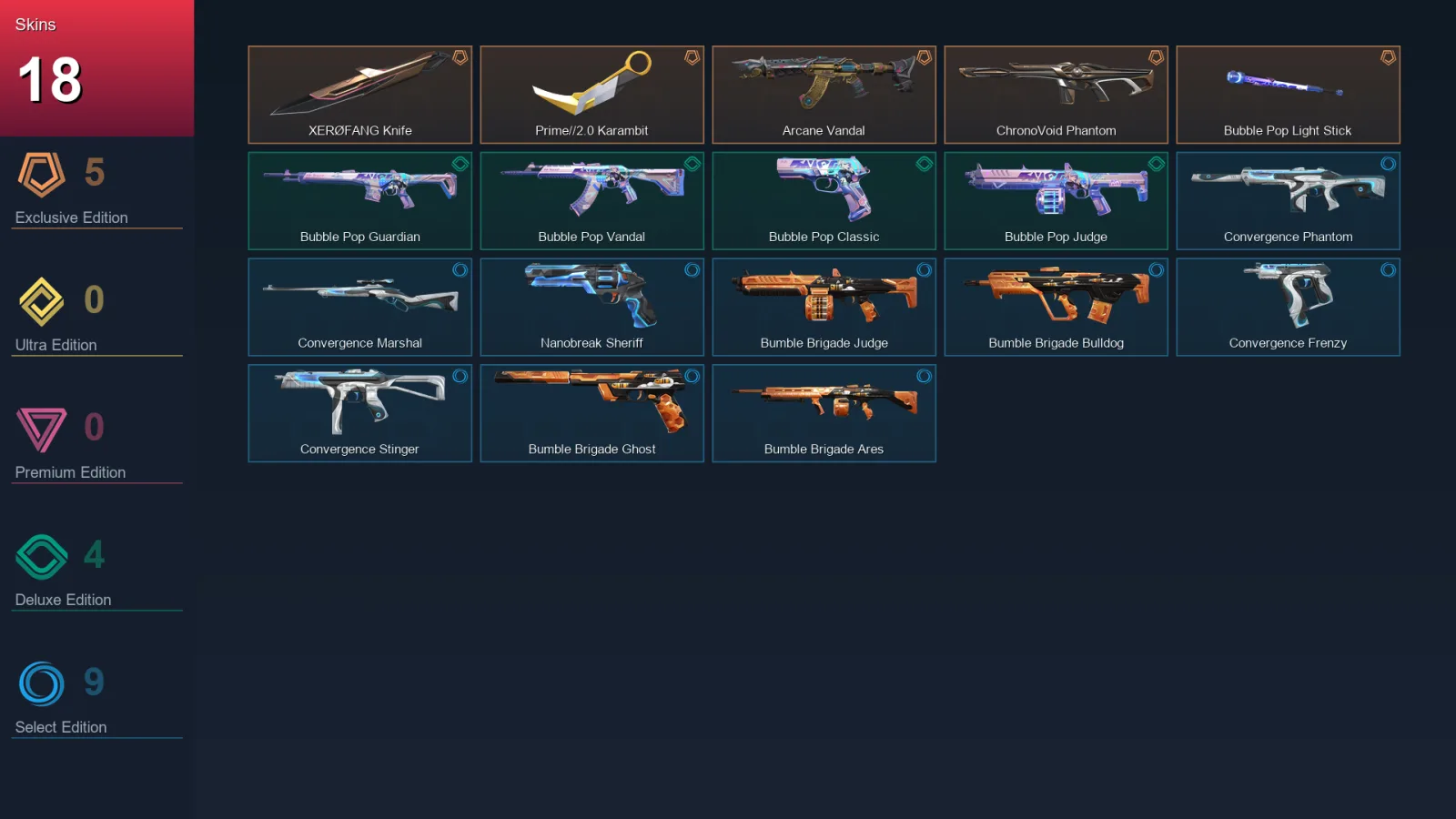 AP | Lv67 | Unranked | 18 Skin | 25 Agent | 32 Buddy — Valorant account