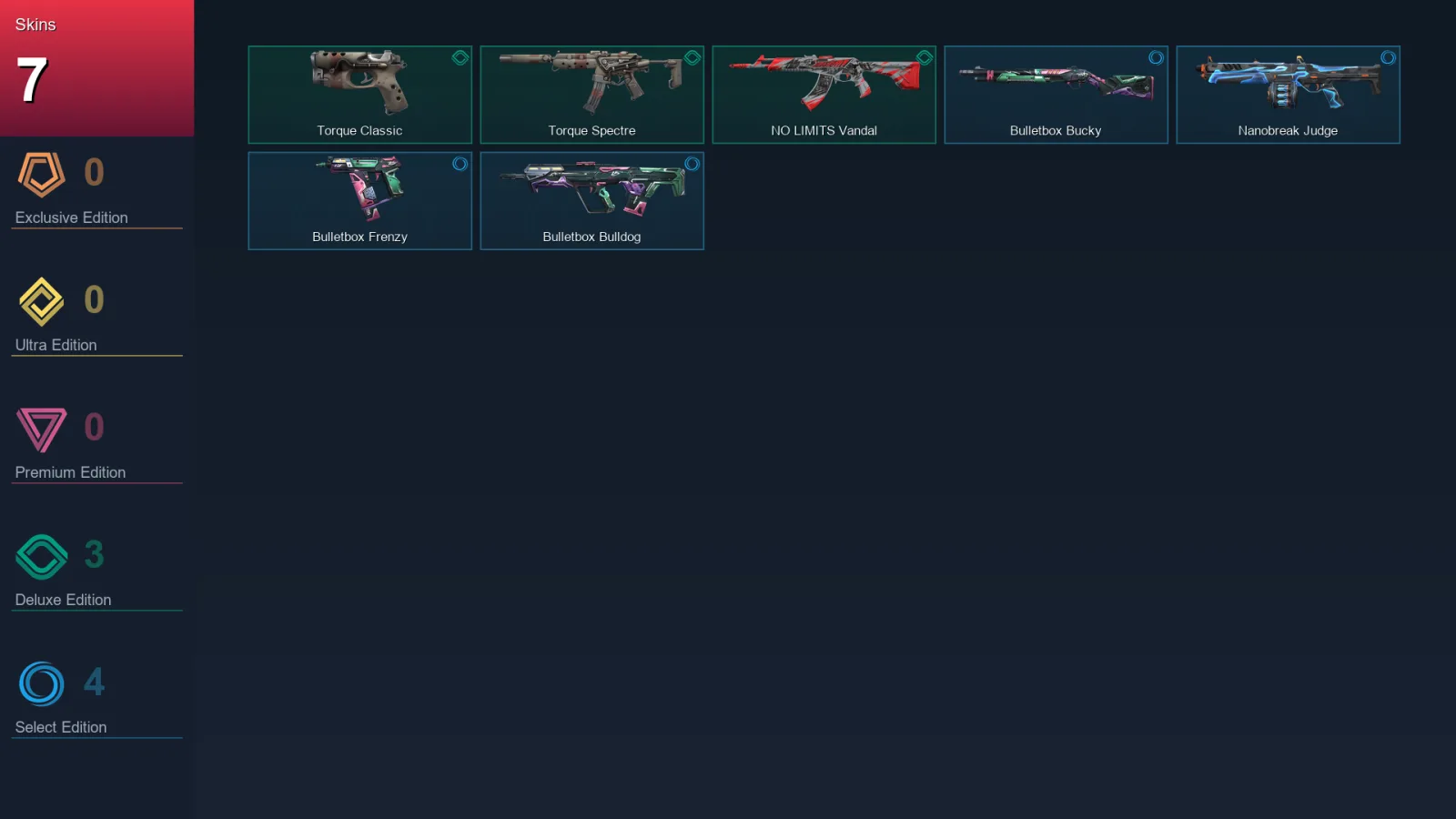 EU | Lv23 | Unranked | 7 Skin | 8 Agent | 9 Buddy