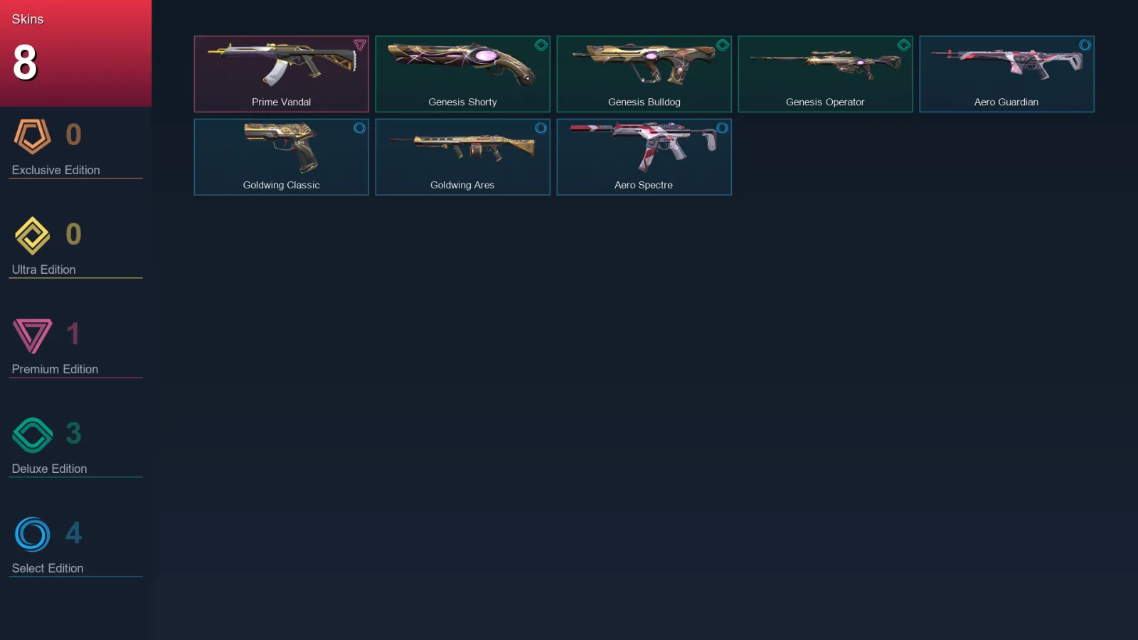 LA | Lv27 | Unranked | 8 Skin | 11 Agent | 12 Buddy
