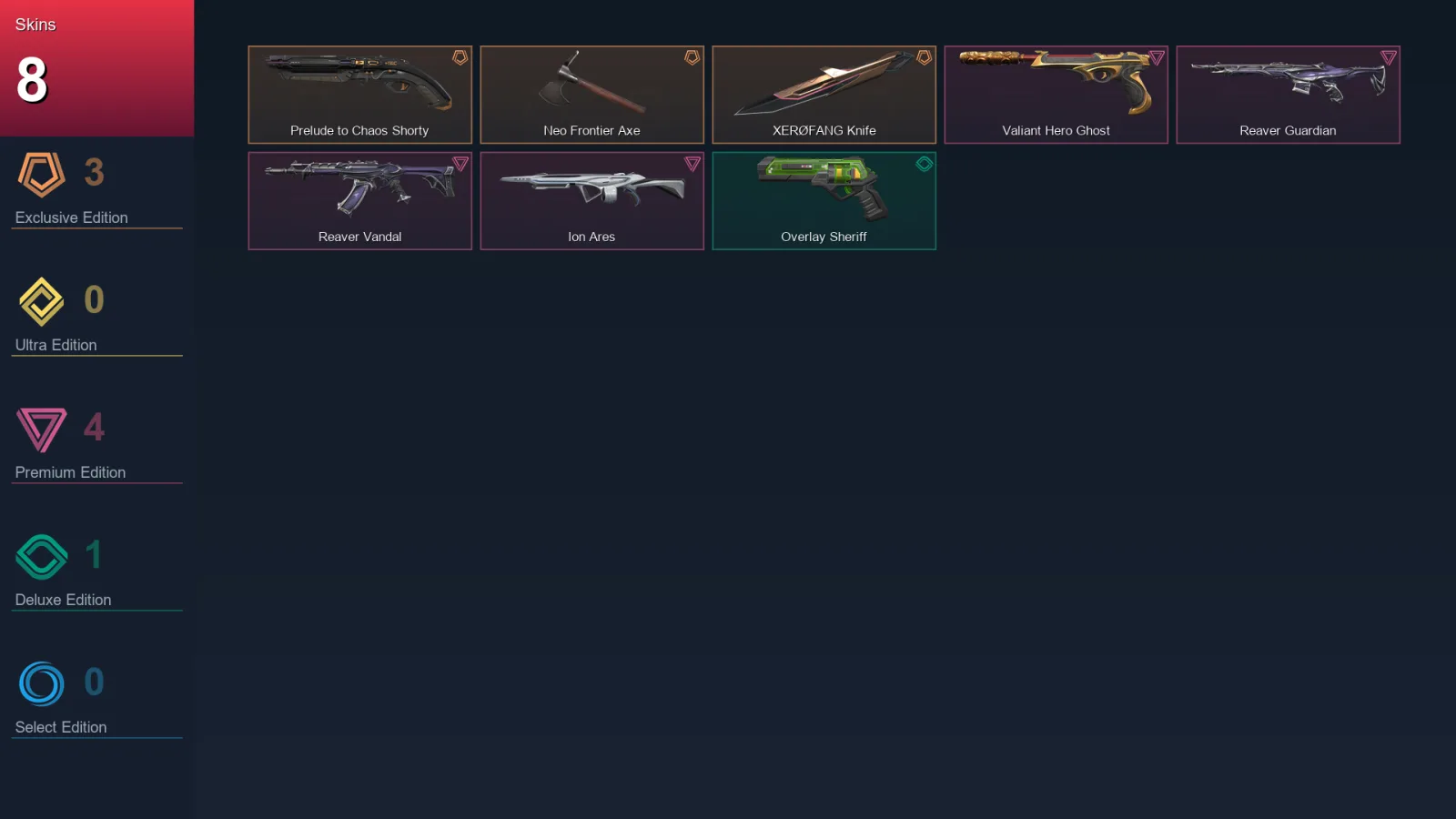 AP | Lv39 | Unranked | 8 Skin | 15 Agent | 17 Buddy