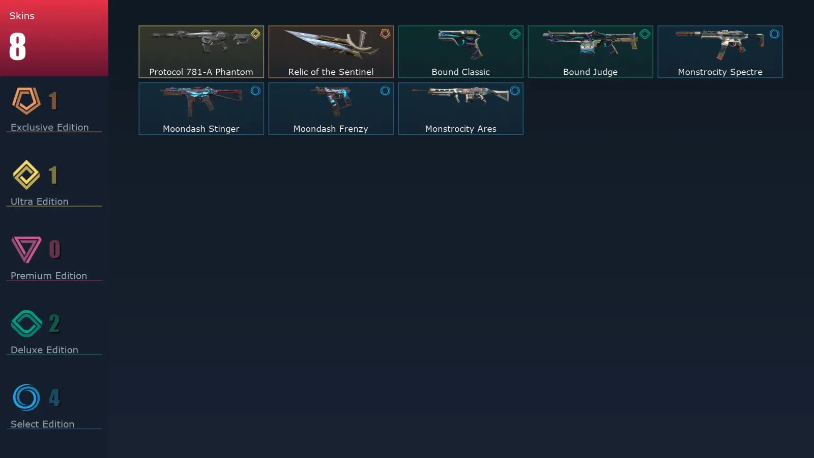 [Valorant] | EU | Level 23 | 7 Agents | 8 Skins