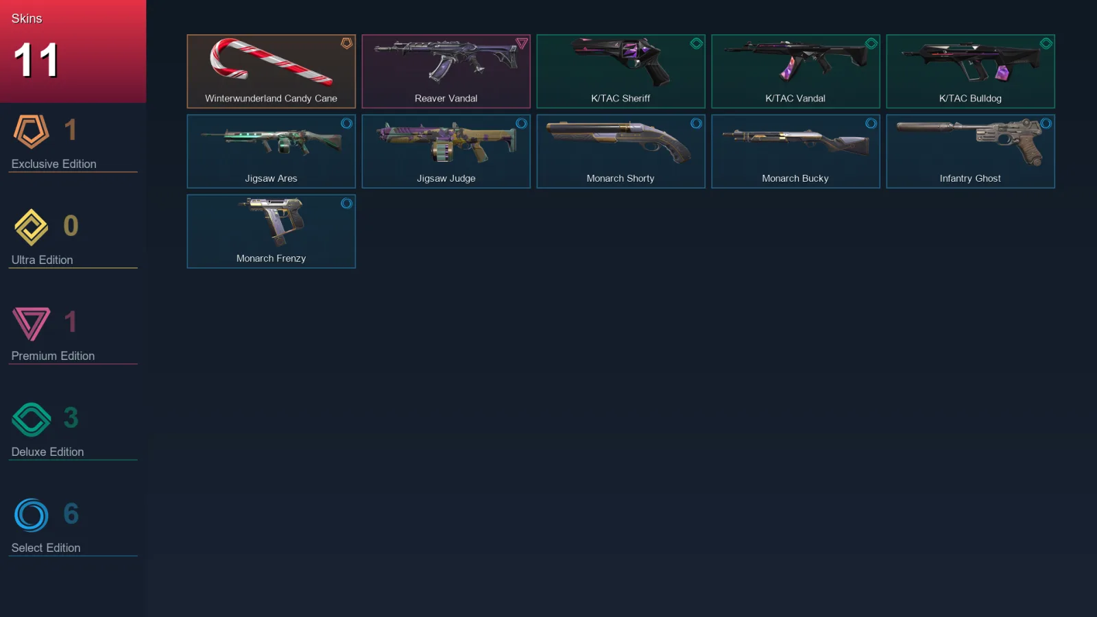 LA | Lv26 | Unranked | 11 Skin | 9 Agent | 11 Buddy