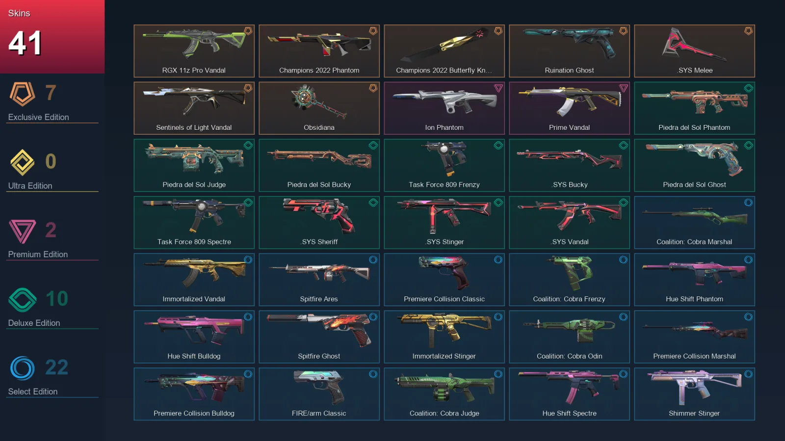 EU | Lv84 | Unranked | 41 Skin | 24 Agent | 53 Buddy — Valorant account