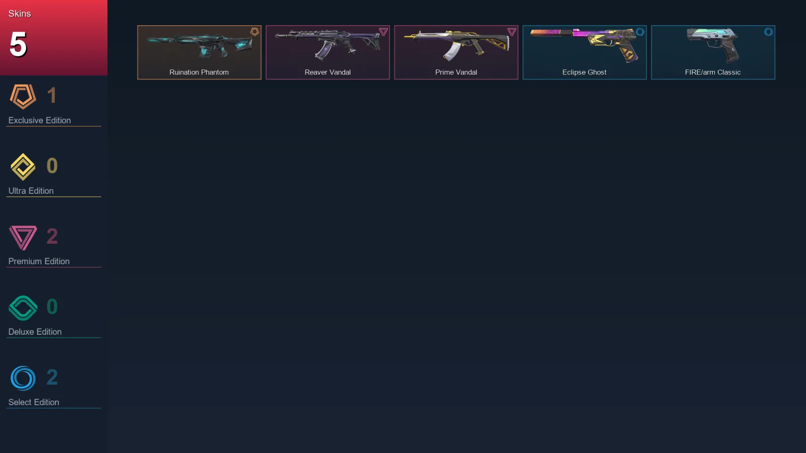 BR | Lv81 | Unranked | 5 Skin | 17 Agent | 26 Buddy