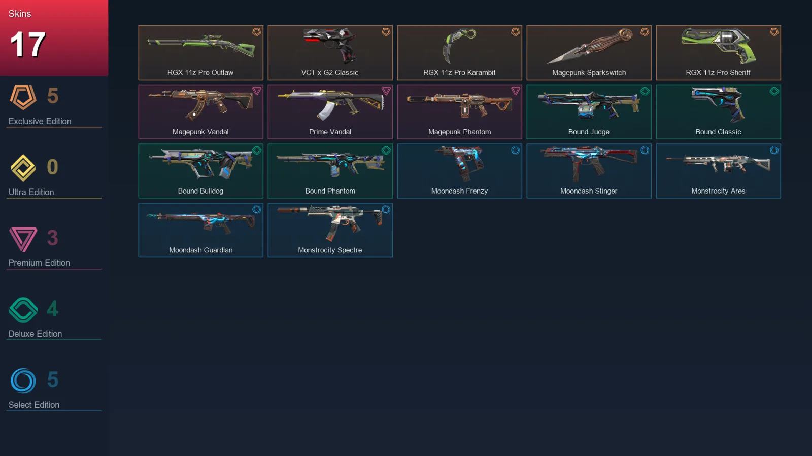 EU | Lv28 | Unranked | 17 Skin | 9 Agent | 14 Buddy — Valorant account