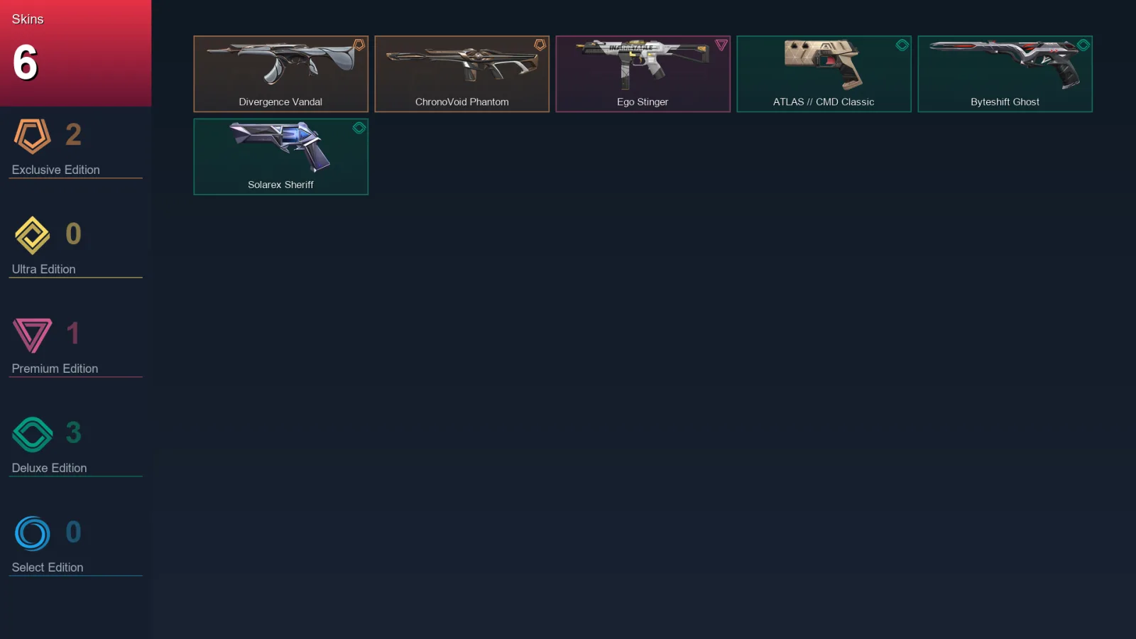 LA | Lv74 | Unranked | 6 Skin | 23 Agent | 21 Buddy