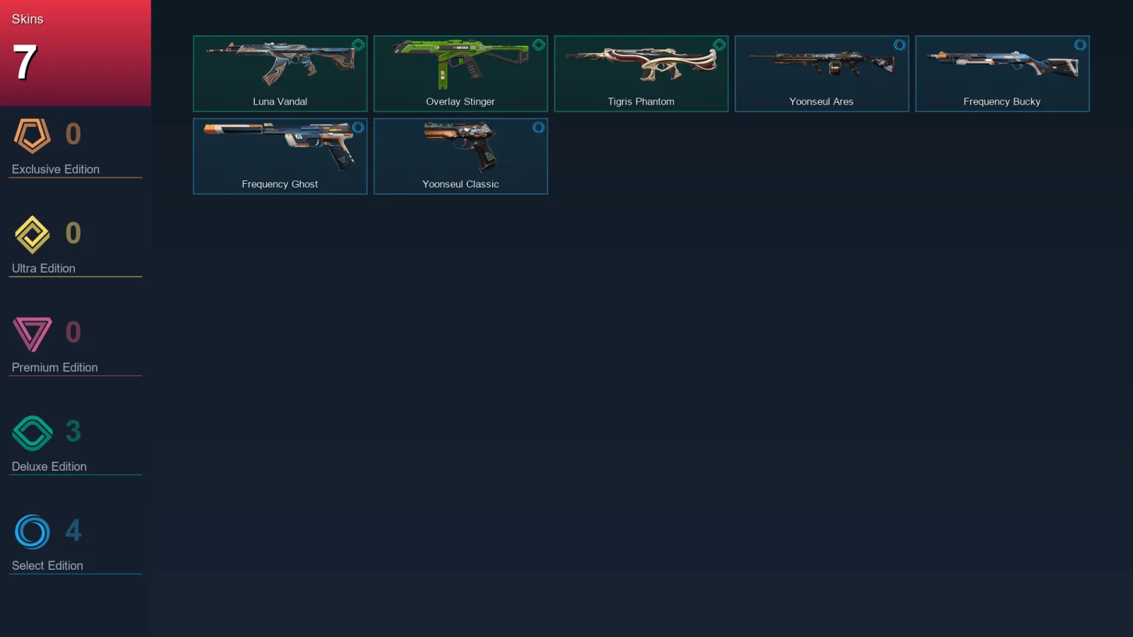 EU | Lv23 | Unranked | 7 Skin | 9 Agent | 7 Buddy