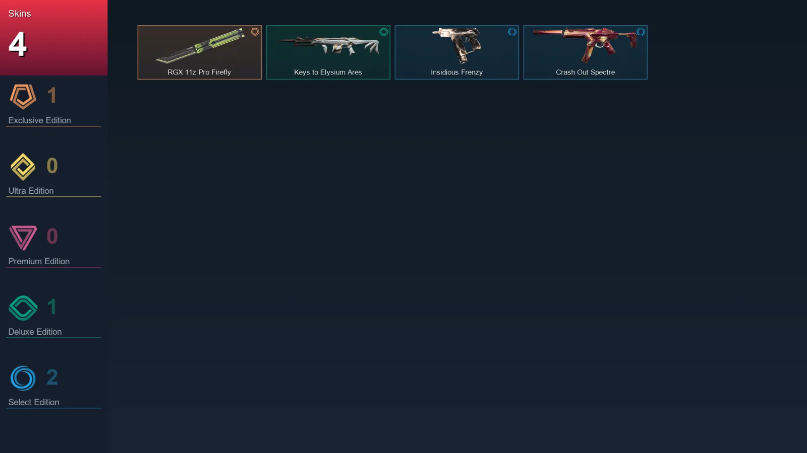 NA | Lv14 | Unranked | 4 Skin | 7 Agent | 5 Buddy