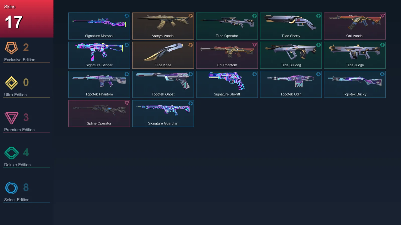 EU | Lv29 | Unranked | 17 Skin | 11 Agent | 14 Buddy