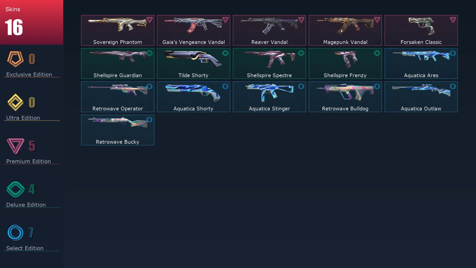 [Valorant] | EU | Level 91 | Diamond 2 | 22 Agents | 16 Skins