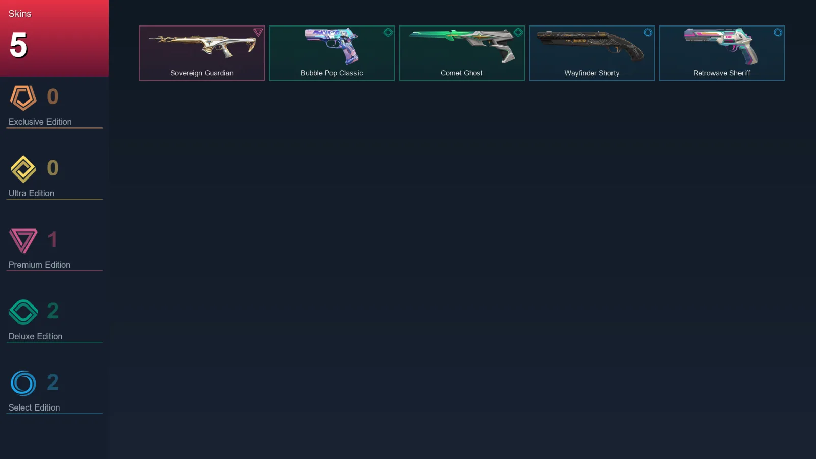 LA | Lv117 | Unranked | 5 Skin | 23 Agent | 46 Buddy — Valorant account