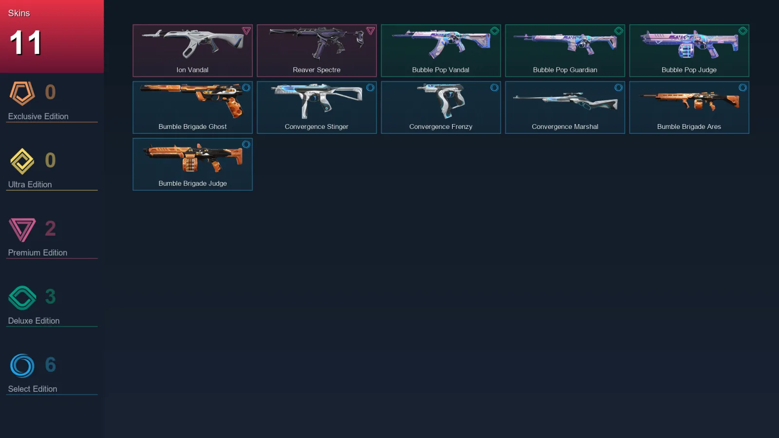 EU | Lv24 | Unranked | 11 Skin | 11 Agent | 11 Buddy