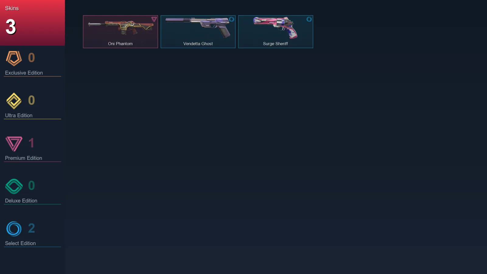 AP | Lv49 | Unranked | 3 Skin | 13 Agent | 24 Buddy
