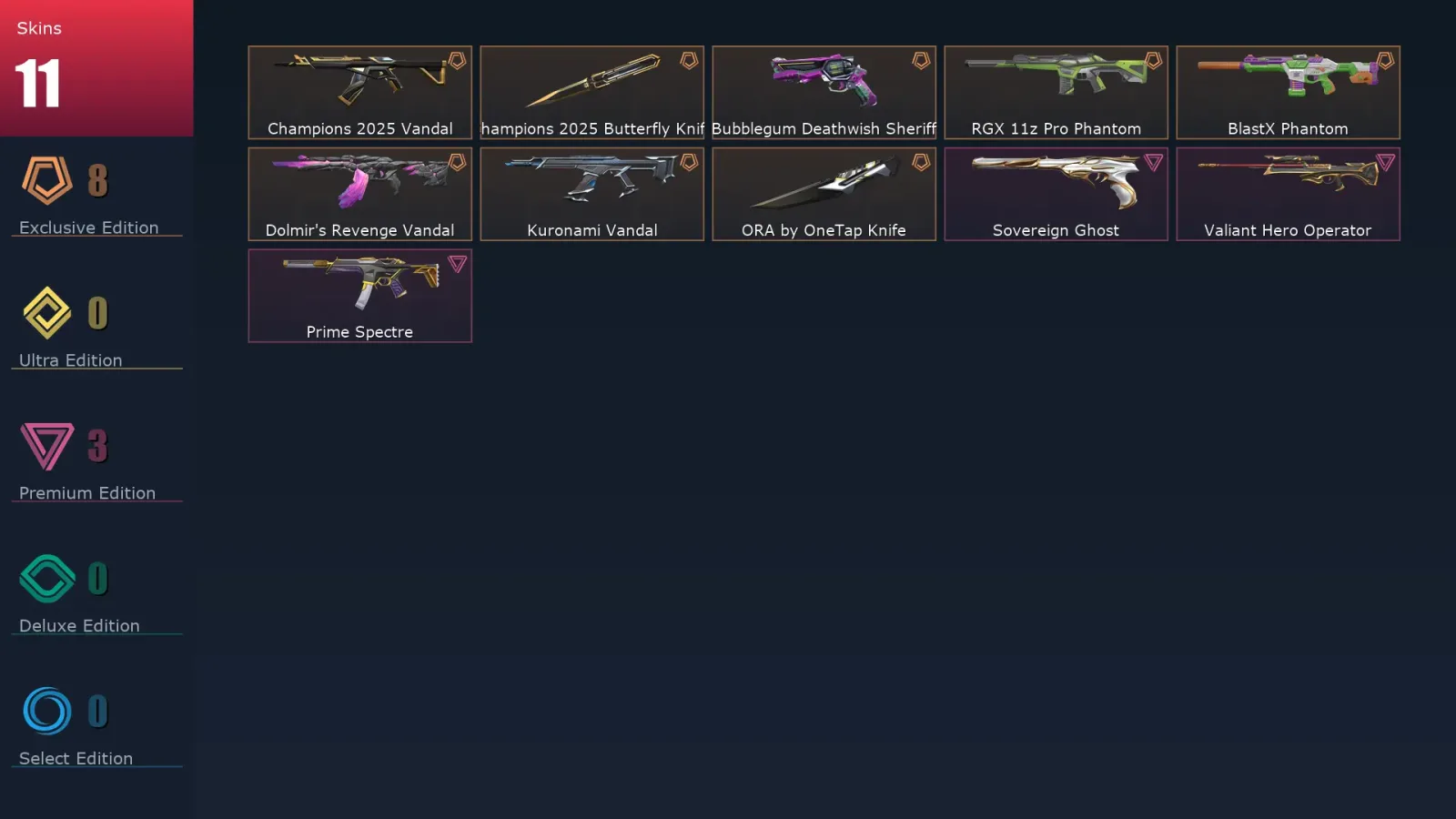 [Valorant] | EU | Level 110 | 28 Agents | 11 Skins — Valorant account