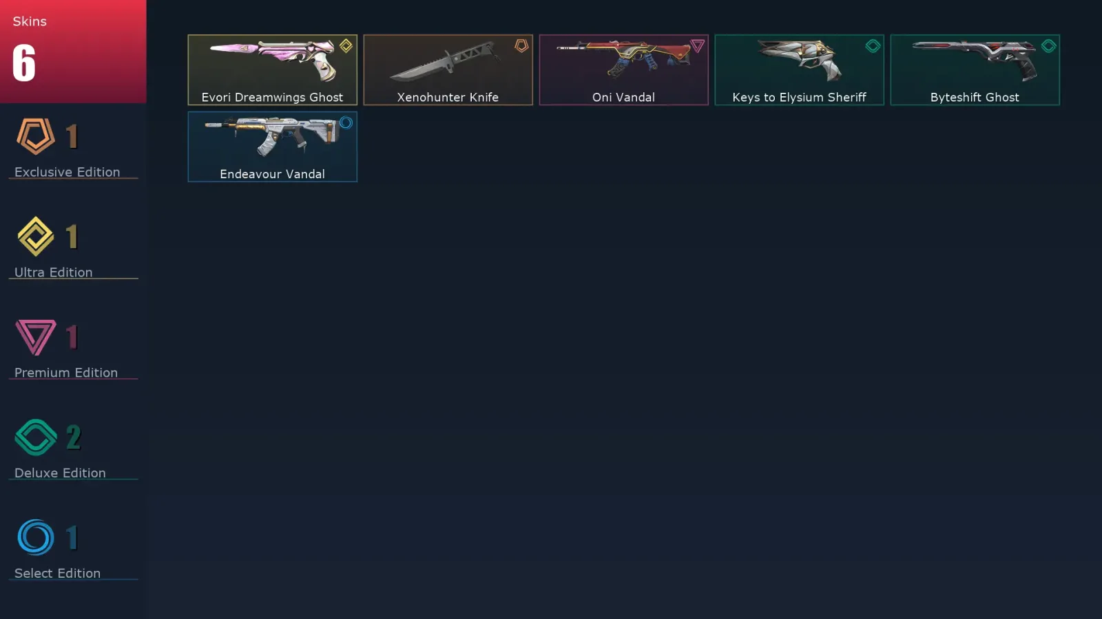 [Valorant] | EU | Level 69 | Bronze 3 | 22 Agents | 6 Skins