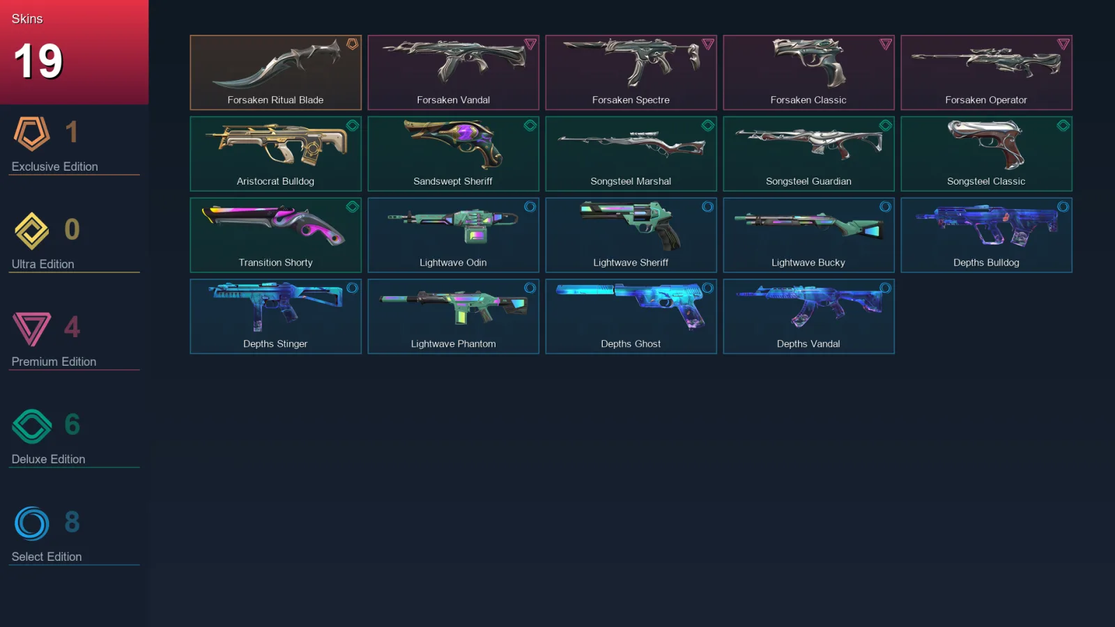 AP | Lv93 | Unranked | 19 Skin | 23 Agent | 45 Buddy — Valorant account