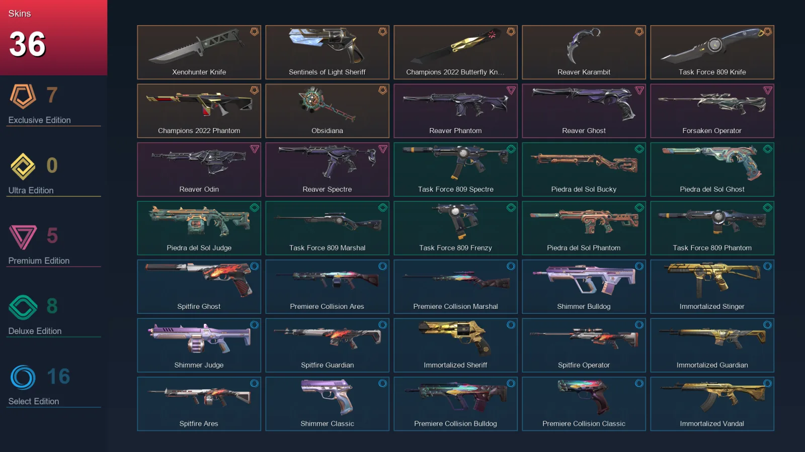 AP | Lv61 | Unranked | 36 Skin | 19 Agent | 29 Buddy — Valorant account