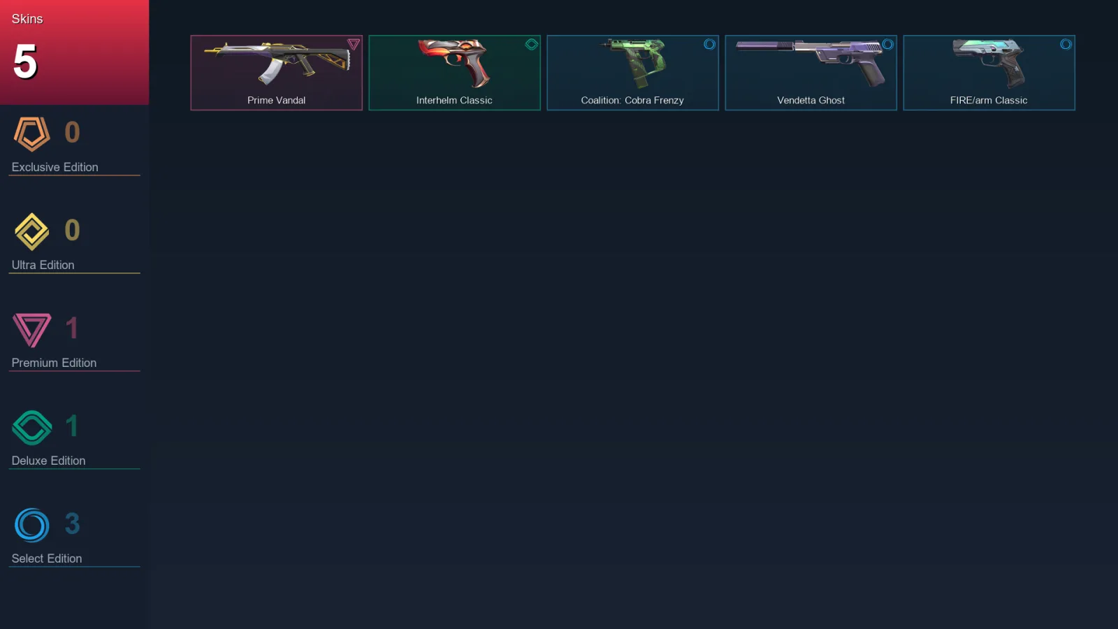 LA | Lv105 | Unranked | 5 Skin | 28 Agent | 48 Buddy — Unranked / Smurf Valorant