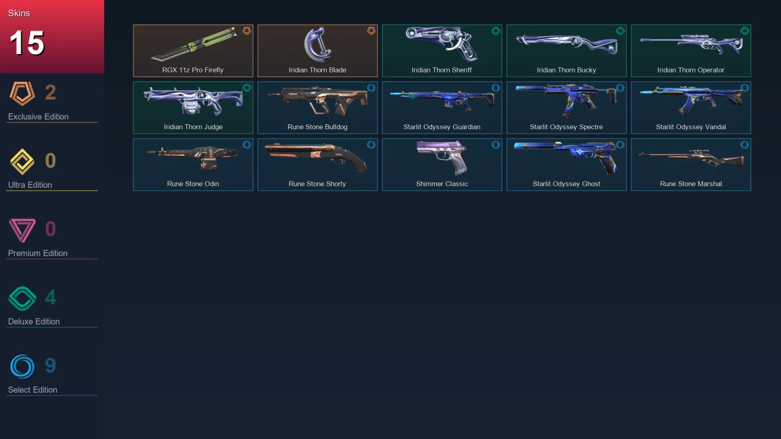 AP | Lv68 | Unranked | 15 Skin | 19 Agent | 31 Buddy — Valorant account