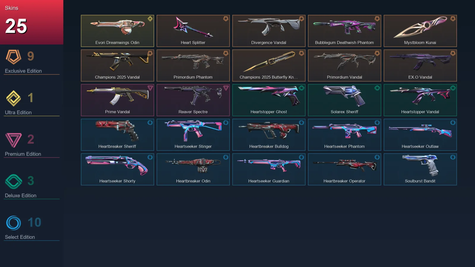 AP | Lv81 | Unranked | 25 Skin | 24 Agent | 38 Buddy