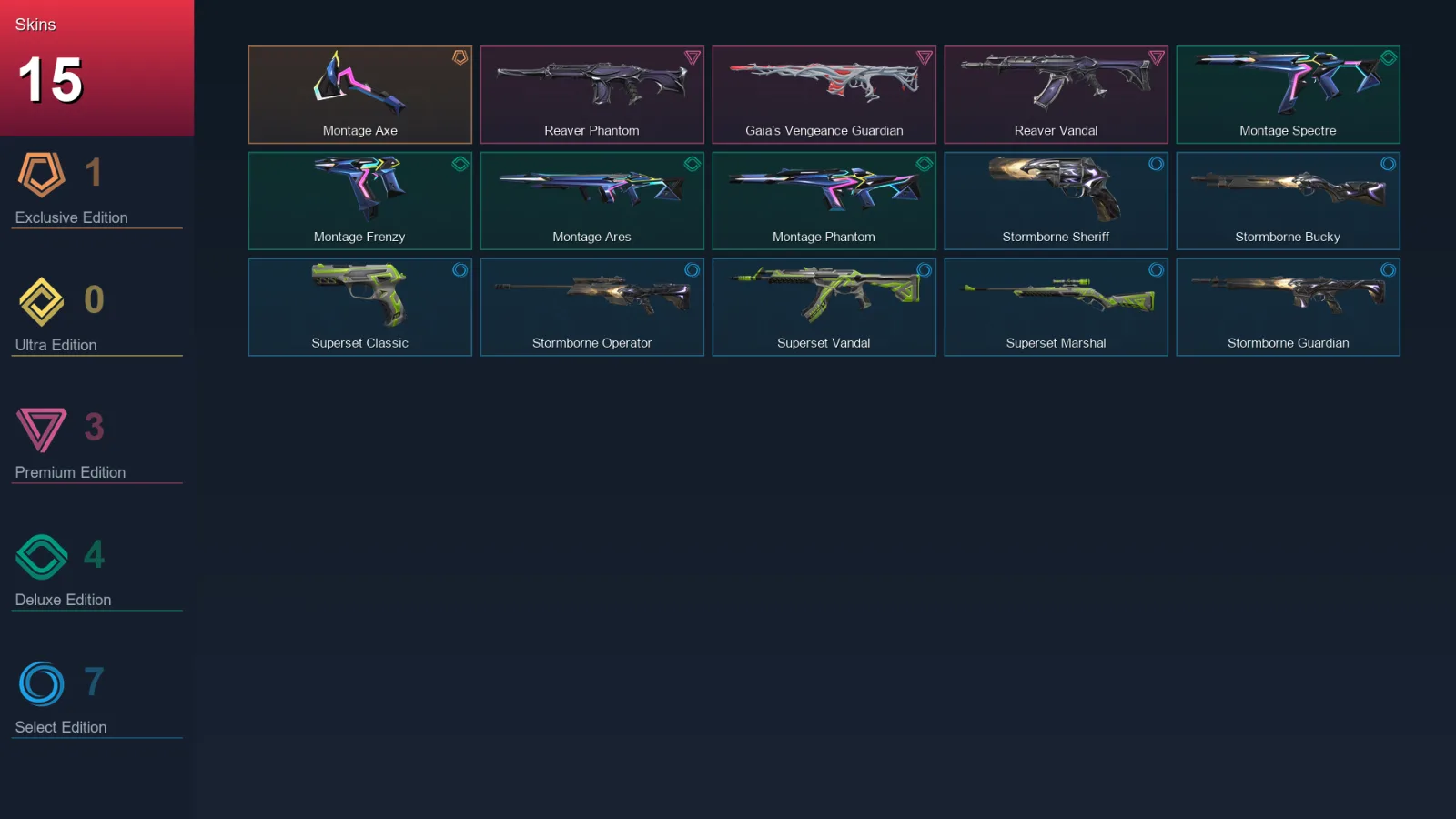 EU | Lv43 | Platinum II | 15 Skin | 14 Agent | 19 Buddy