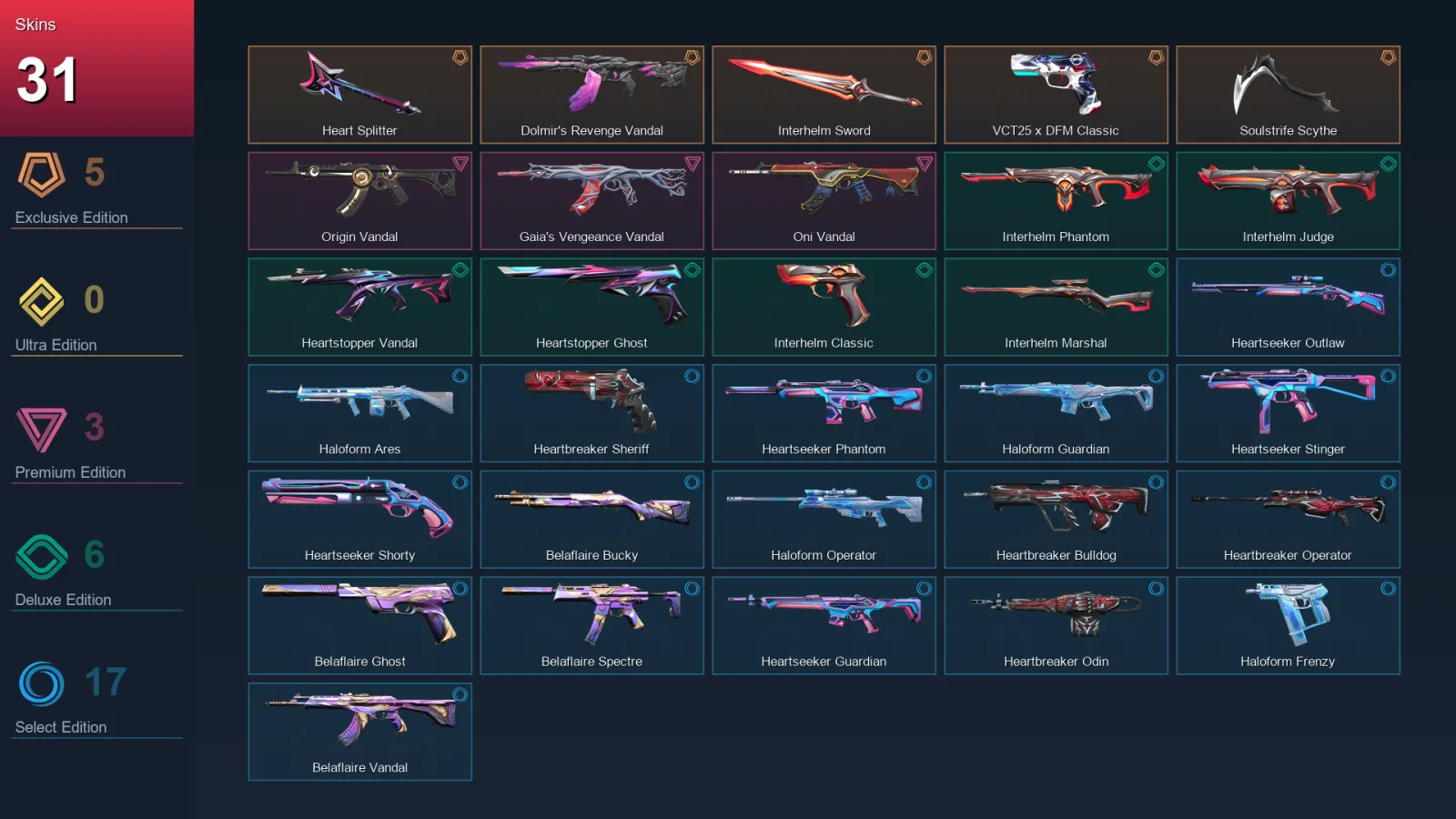 AP | Lv48 | Unranked | 31 Skin | 13 Agent | 23 Buddy — Unranked / Smurf Valorant