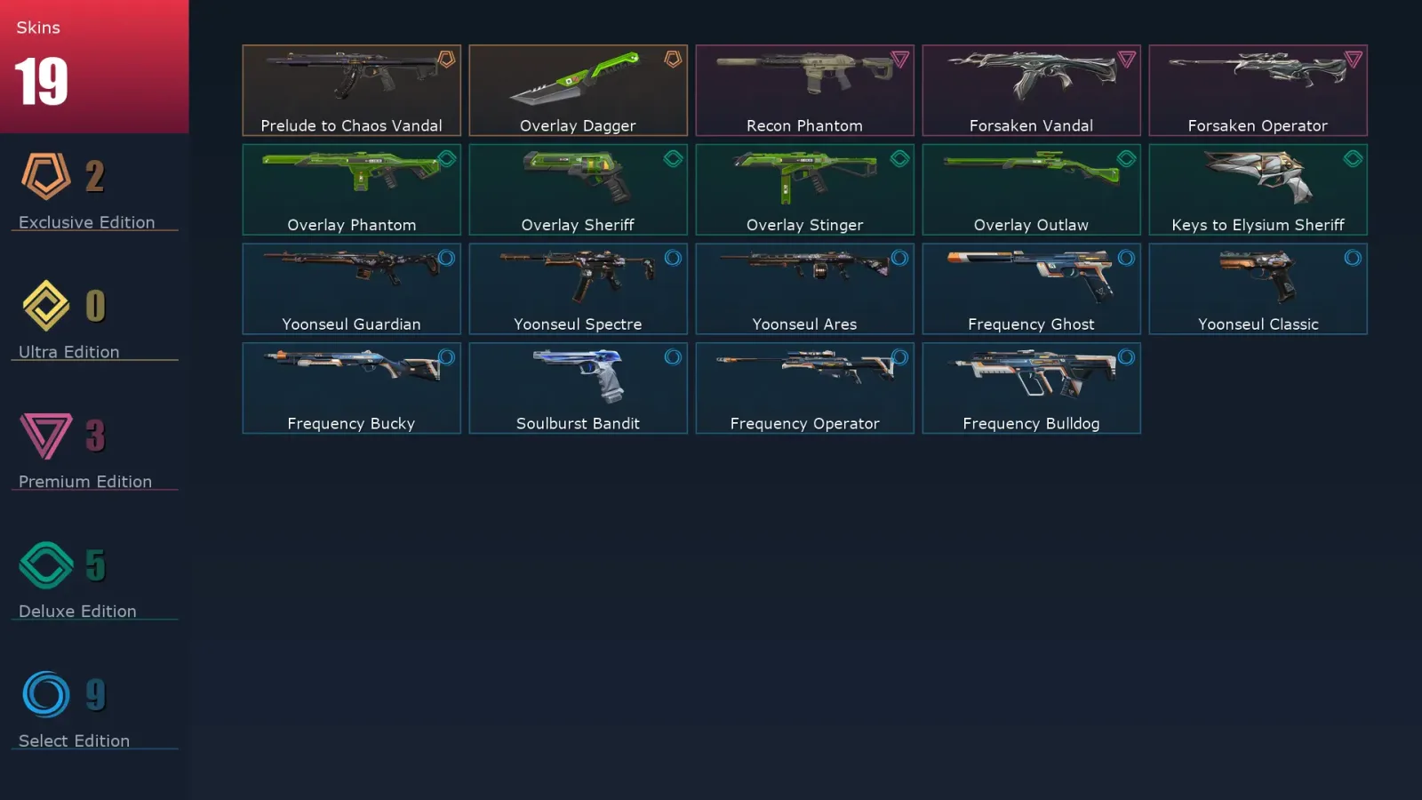 [Valorant] | EU | Level 59 | Ascendant 1 | 20 Agents | 19 Skins — Valorant account