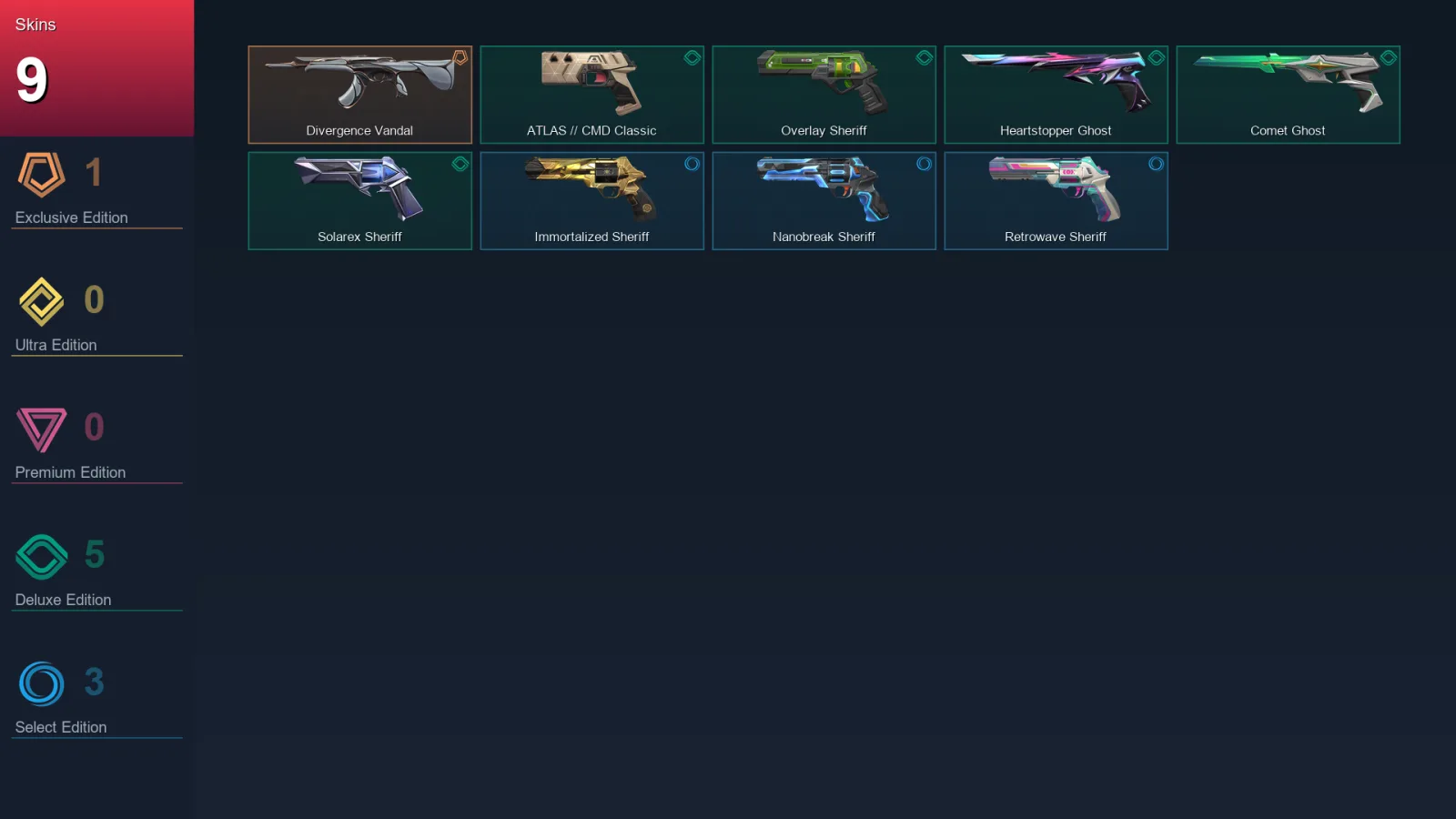 EU | Lv196 | Unranked | 9 Skin | 28 Agent | 67 Buddy — Valorant account
