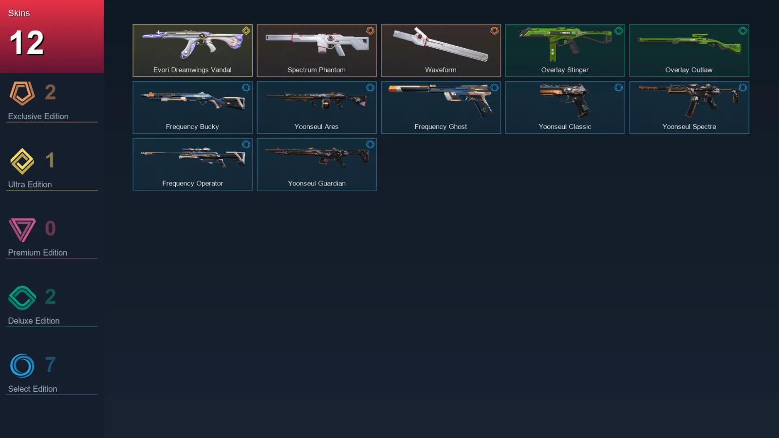 EU | Lv33 | Unranked | 12 Skin | 13 Agent | 13 Buddy — Valorant account