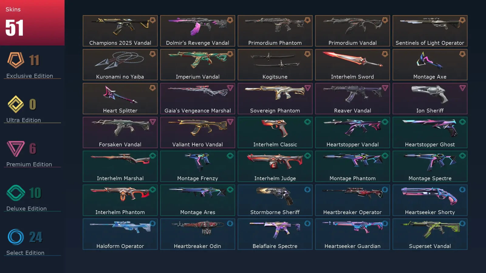 [Valorant] | EU | Level 116 | Diamond 3 | 28 Agents | 51 Skins — Valorant account