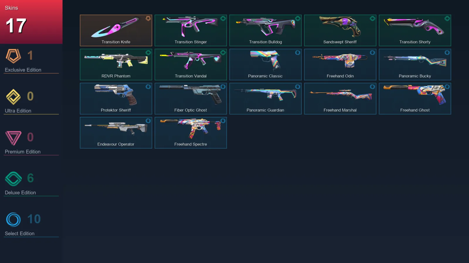 AP | Lv108 | Unranked | 17 Skin | 25 Agent | 42 Buddy — Valorant account