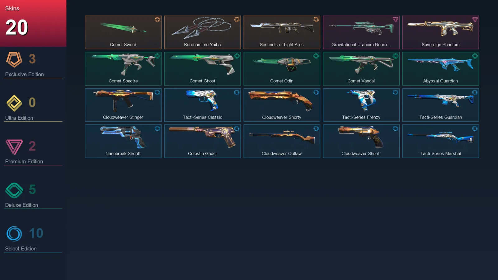 AP | Lv87 | Unranked | 20 Skin | 25 Agent | 36 Buddy — Tacti Series Classic